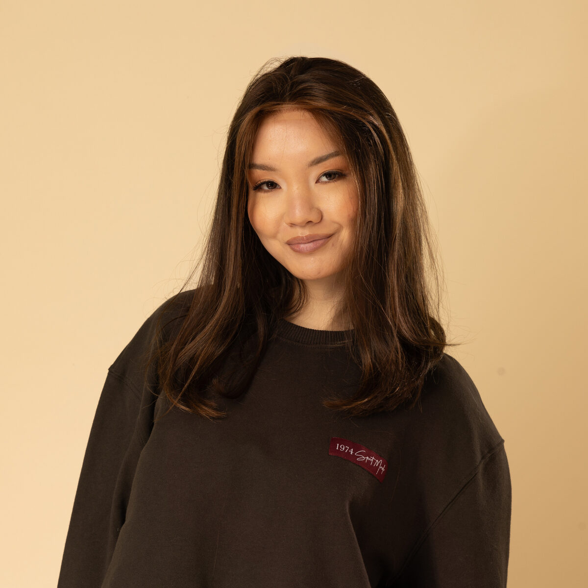 Image de Perruque en cheveux naturel vierge - Mi-longue 20 cm - Brune foncé