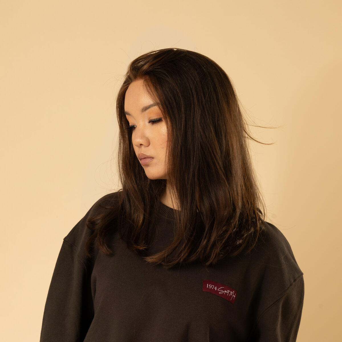 Image de Perruque en cheveux naturel vierge - Mi-longue 20 cm - Brune foncé