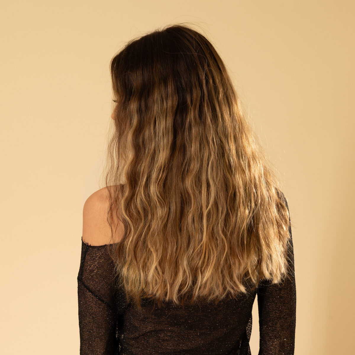 Image de Perruque en cheveux naturel vierge - Longue 30 cm - Chatain